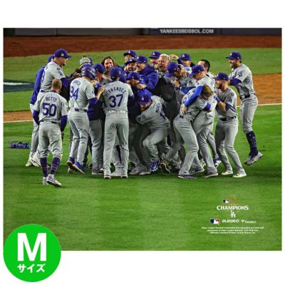 MLB ドジャース ポスター 【海外版】ワールドシリーズ2024優勝記念 Dogpile Photograph Fanatics Authentic