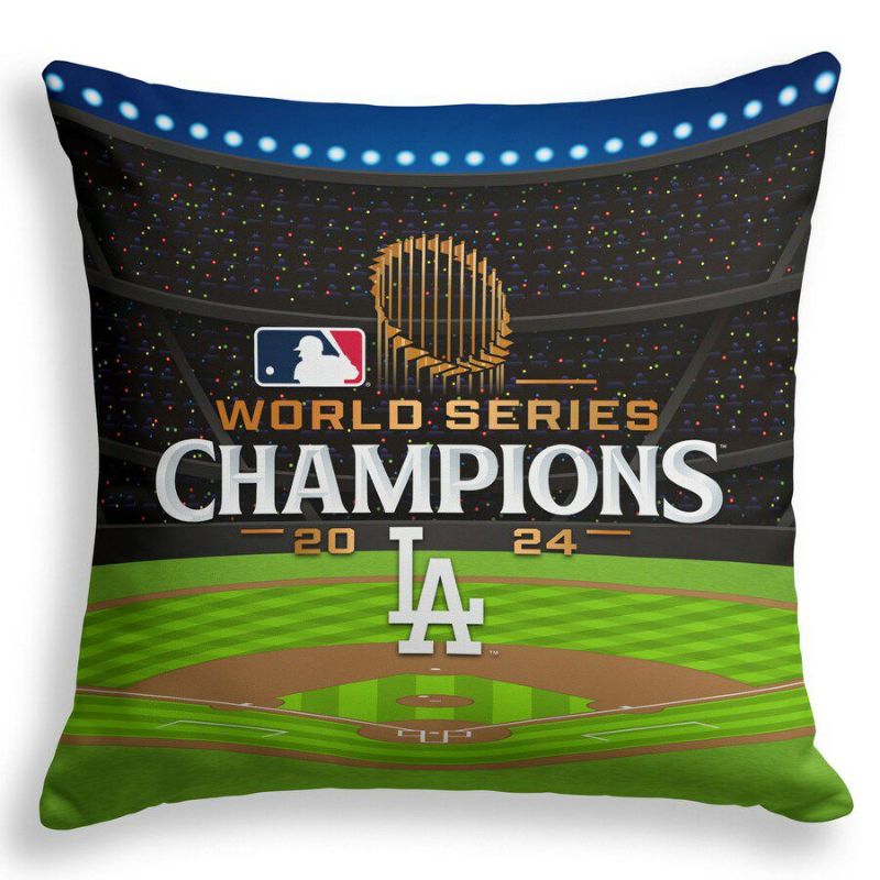 MLB ドジャース クッション 【海外版】ワールドシリーズ2024優勝記念