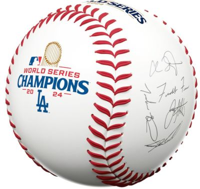 MLB ドジャース ボール 【海外版】ワールドシリーズ2024優勝記念 シグネイチャーレプリカ Baseball Rawlings