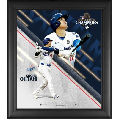 MLB 大谷翔平 ドジャース フォトフレーム 【海外版】ワールドシリーズ2024優勝記念 Framed 15 x 17 Collage Fanatics Authentic