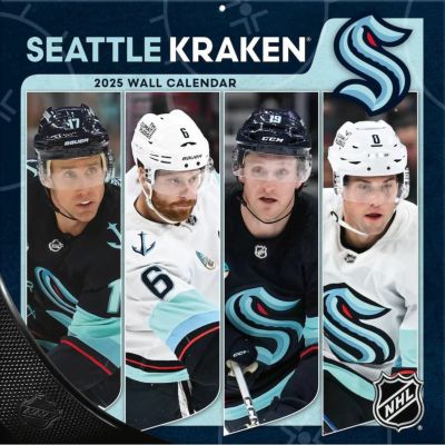 NHL シアトル・クラーケン カレンダー 2025年版 チーム 壁掛け Wall Calendar Turner