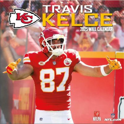 NFL トラビス・ケルス チーフス カレンダー 2025年版 プレイヤー 壁掛け Wall Calendar Turner