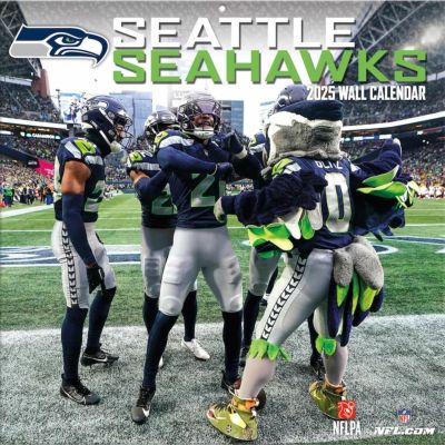 NFL シーホークス カレンダー 2025年版 チーム 壁掛け Wall Calendar Turner