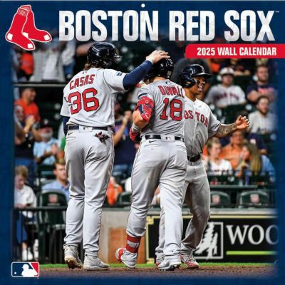 MLB レッドソックス カレンダー 2025年版 チーム 壁掛け Wall Calendar Turner