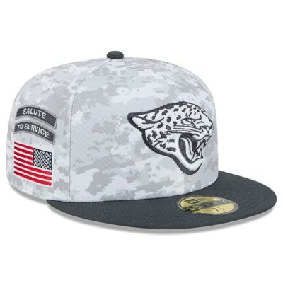 NFL ジャガーズ キャップ サルートトゥサービス2024 59FIFTY Fitted Hat ニューエラ/New Era カモ グラファイト