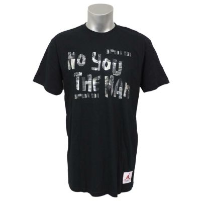 ジョーダン/JORDAN ノー ユー ザ マン Tシャツ ブラック 345485-010 レアアイテム【OCSL】