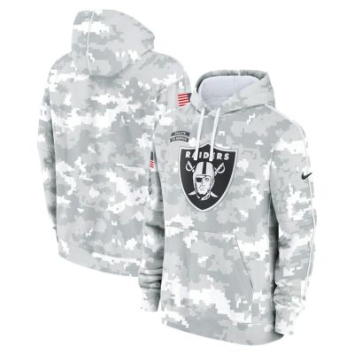NFL レイダース パーカー サルートトゥサービス2024 Club Fleece プルオーバー フーディー ナイキ/Nike カモ