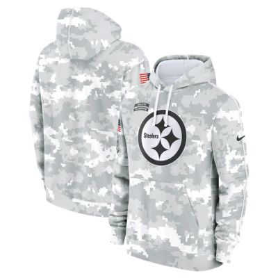NFL スティーラーズ パーカー サルートトゥサービス2024 Club Fleece プルオーバー フーディー ナイキ/Nike カモ