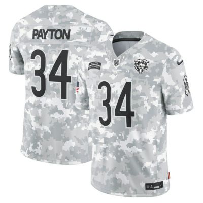 NFL ウォルター・ペイトン ベアーズ ユニフォーム サルートトゥサービス2024 引退選手 リミテッド Limited Jersey ナイキ/Nike カモ