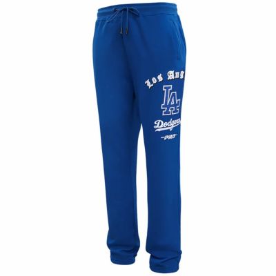MLB ドジャース パンツ OLD ENGLISH FLC SWEATPANT Pro Standard ロイヤル【2411FSPR】