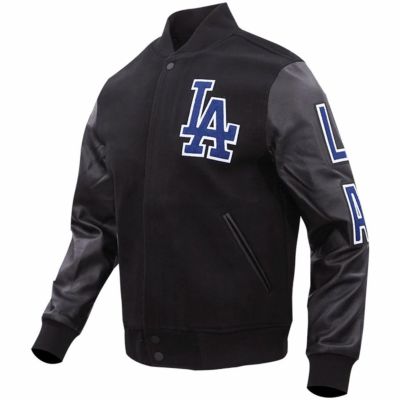 MLB ドジャース ジャケット CLASSIC WOOL バーシティー Pro Standard ブラック【2411FSPR】