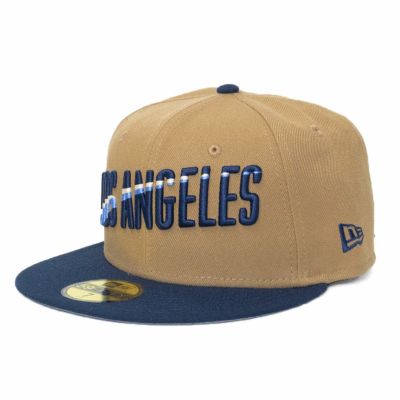 MLB ドジャース キャップ 【海外版】2024 シティーコネクト 59FIFTY Fitted Hat ニューエラ/New Era カーキ ネイビー【2411FSPR】