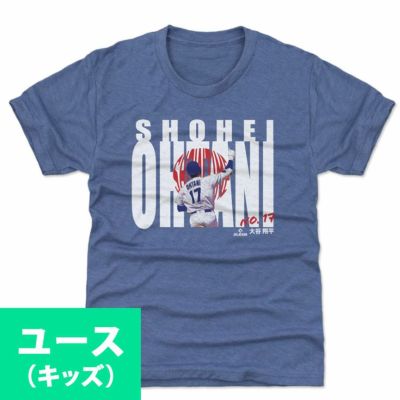 MLB 大谷翔平 ドジャース Tシャツ Shohei Ohtani Los Angeles D Bold Name WHT 500Level ロイヤル【2411FSPR】