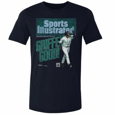 MLB ケン・グリフィー・ジュニア マリナーズ Tシャツ Sports Illustrated & Seattle Griffey Good WHT 500Level トゥルーネイビー