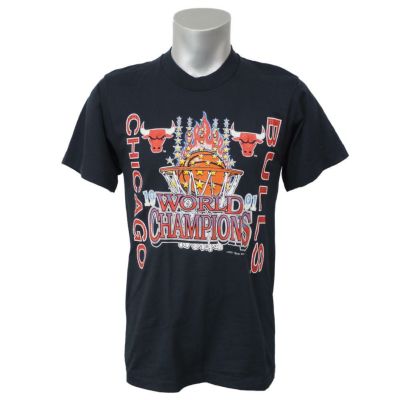 NBA Tシャツ ブルズ 1991 ワールド チャンピオンズ Screen Stars Best ブラック レアアイテム【OCSL】