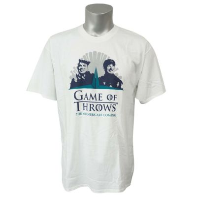 MLB マリナーズ フェリックス・ヘルナンデス ゲーム・オブ・スローズ Tシャツ SGA ホワイト レアアイテム【OCSL】