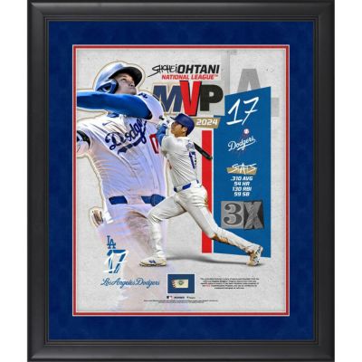MLB 大谷翔平 ドジャース フォトフレーム 2024 ナ・リーグMVP受賞記念 2024シーズン 実使用ボールピース Fanatics Authentic【2411FSPR】
