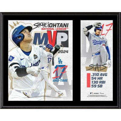 MLB 大谷翔平 ドジャース フォトフレーム 12 x 15 2024 ナ・リーグMVP受賞記念 Award Sublimated Plaque Fanatics Authentic【2411FSPR】