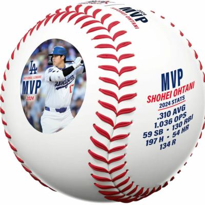 MLB 大谷翔平 ドジャース ボール 2024 ナ・リーグMVP受賞記念 公式球 ローリングス Fanatics Authentic【2411FSPR】