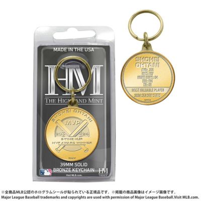 ドジャース 大谷翔平 2024 NL MVP 受賞記念 コインキーチェーン