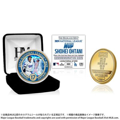 ドジャース 大谷翔平 2024 NL MVP 受賞記念 ゴールドコイン