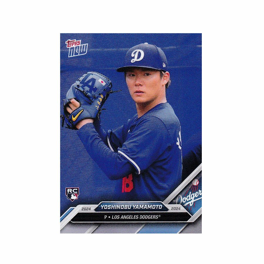 2024 撰ん Topps Now OS-16 佐々木朗希 ドジャース 入団会見