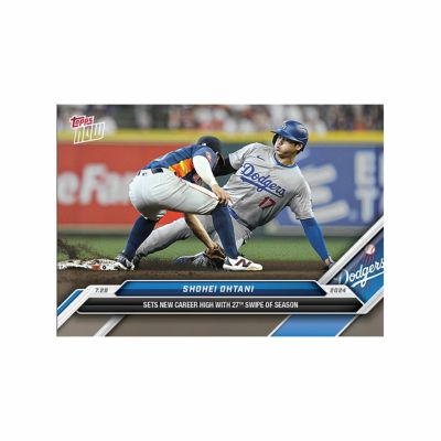 MLB 大谷翔平 ドジャース トレーディングカード 2024 Topps Now #487 Sets New Career High With 27th Swipe Of Season Topps