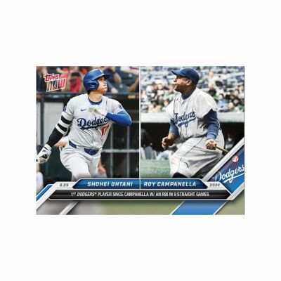 MLB 大谷翔平 ドジャース トレーディングカード 2024 Topps Now #347 1st Dodgers Player Since Campanella W/An RBI
