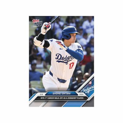 MLB 大谷翔平 ドジャース トレーディングカード 2024 Topps Now #212 Hits 1st Career Walk-Off As A Dodgers Player Topps