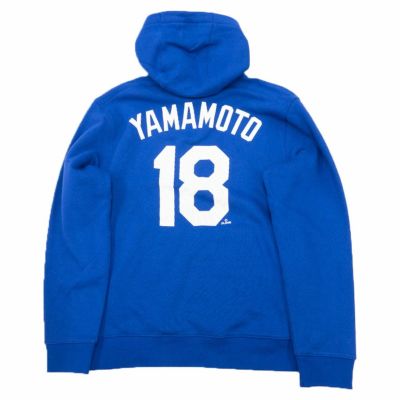MLB 山本由伸 ドジャース パーカー Fuse Name & Number ネームナンバー プルオーバー Hoodie ナイキ/Nike ロイヤル