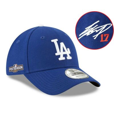MLB 大谷翔平 ドジャース キャップ 【海外カスタム】サイン刺繍 ポストシーズン2024 9FORTY Adj ニューエラ/New Era ロイヤル