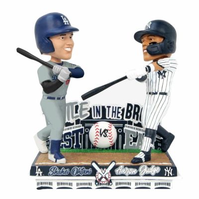 MLB 大谷翔平＆アーロン・ジャッジ ドジャース ヤンキース デュアル ボブルヘッド 【524個限定】Bronx Battle FOCO Road (Gray）