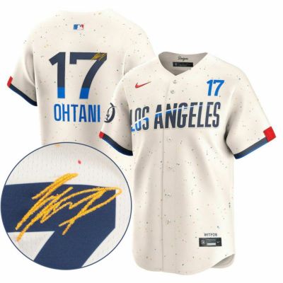 MLB 大谷翔平 ドジャース ユニフォーム 【現地買付カスタム】2024 シティーコネクト リミテッド サイン刺繍 ナイキ/Nike