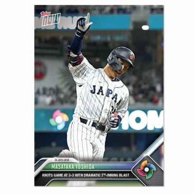 WBC 吉田正尚 Japan トレーディングカード 侍JAPAN 日本代表 Lnots Game at 3-3 With Dramatic 7th-Inning Blast Topps Now
