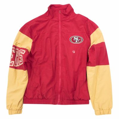 NFL 49ers ジャケット 【現地買付】NFL x Ultra Game Windbreaker Jacket Ultra Game レッド