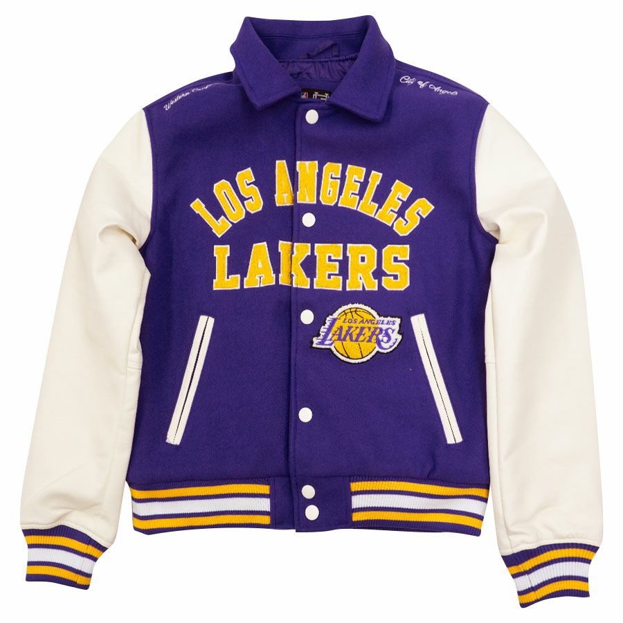 レイカーズ スタジャン（NBA lakers レイカーズ スタジャン サテン 