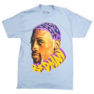 NBA デニス・ロッドマン シカゴ・ブルズ Tシャツ 現地買付 Rodman Graphic T-Shirt TILLYS スカイブルー