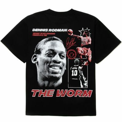 NBA デニス・ロッドマン シカゴ・ブルズ Tシャツ 現地買付 Rodman Graphic T-Shirt TILLYS ブラック
