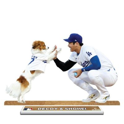 MLB 大谷翔平 & デコピン ドジャース スタンディー フォトスタンド Photo Standee Desktop Display UPI Marketing