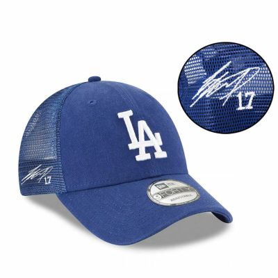 MLB 大谷翔平 ドジャース キャップ 【海外カスタム】ワールドシリーズ2024 9FORTY トラッカー ニューエラ/New Era ロイヤル