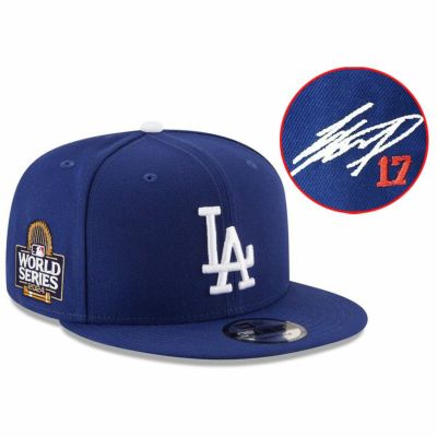 MLB 大谷翔平 ドジャース キャップ 【海外カスタム】ワールドシリーズ2024 サイン刺繍 9FIFTY ニューエラ/New Era ロイヤル