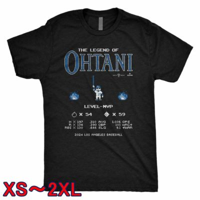 MLB 大谷翔平 ドジャース Tシャツ 【海外限定版】2024 ナ・リーグMVP受賞記念 The Legend Of Ohtani RotoWear ブラック