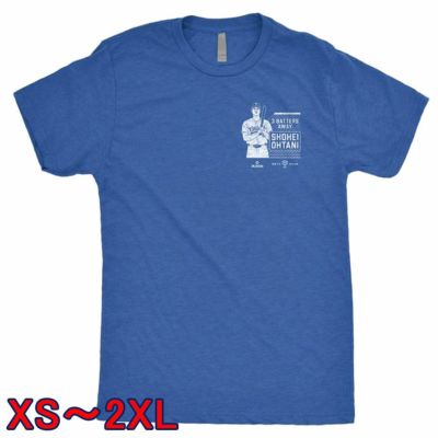 MLB 大谷翔平 ドジャース Tシャツ 【海外限定版】Ohtani Tracker T-Shirt RotoWear ロイヤル