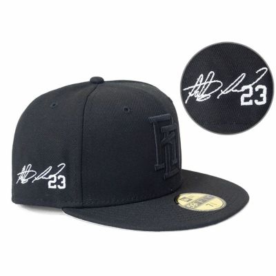 WBC 2023 フェルナンド タティスJr ドミニカ代表 キャップ 【海外買付】サイン刺繍 Black On Black 59FIFTY ニューエラ/New Era