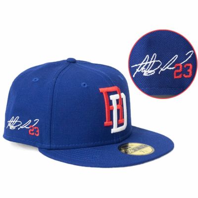 WBC 2023 フェルナンド タティスJr ドミニカ代表 キャップ 【海外買付】サイン刺繍 Back Patch 59FIFTY ニューエラ/New Era ロイヤル