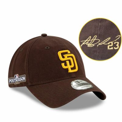 MLB フェルナンド タティスJr パドレス キャップ 【海外カスタム】サイン刺繍 ポストシーズン2024 9TWENTY Adj ニューエラ/New Era