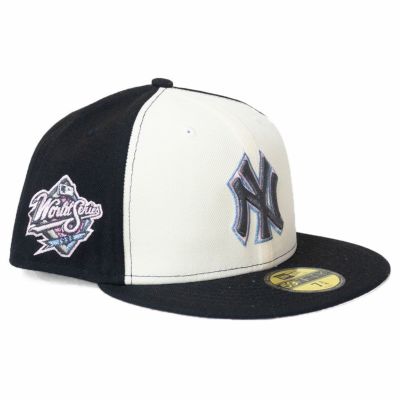 MLB ヤンキース キャップ 【NY買付】ワールドシリーズ1999 Side Patch Fitted Cap ニューエラ/New Era アイボリー / ブラック