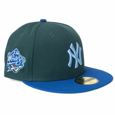 MLB ヤンキース キャップ 【NY買付】ワールドシリーズ1998 Side Patch Fitted Cap ニューエラ/New Era グリーン / ロイヤル