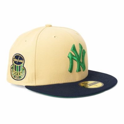 MLB ヤンキース キャップ 【NY買付】ワールドシリーズ1952 Side Patch Fitted Cap ニューエラ/New Era ゴールド / ネイビー