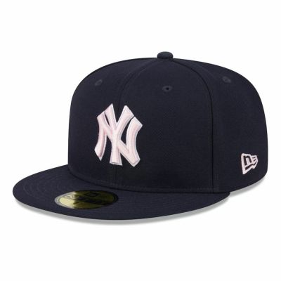 MLB ヤンキース キャップ 【NY買付】Mono Camo Fitted Cap ニューエラ/New Era ネイビー / ピンク